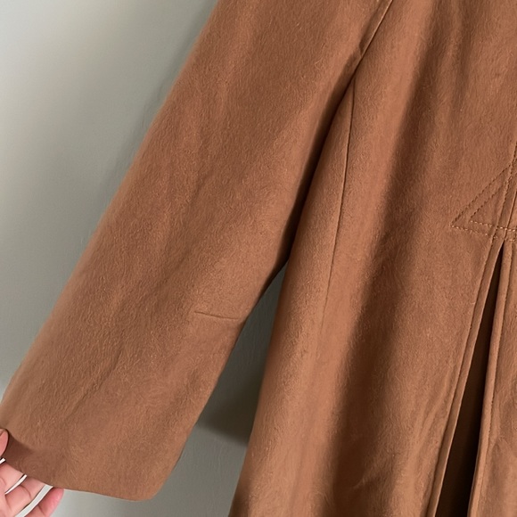 Elevenses Anthropologie Camel Toggle Melton Coat - Picture 11 of 16